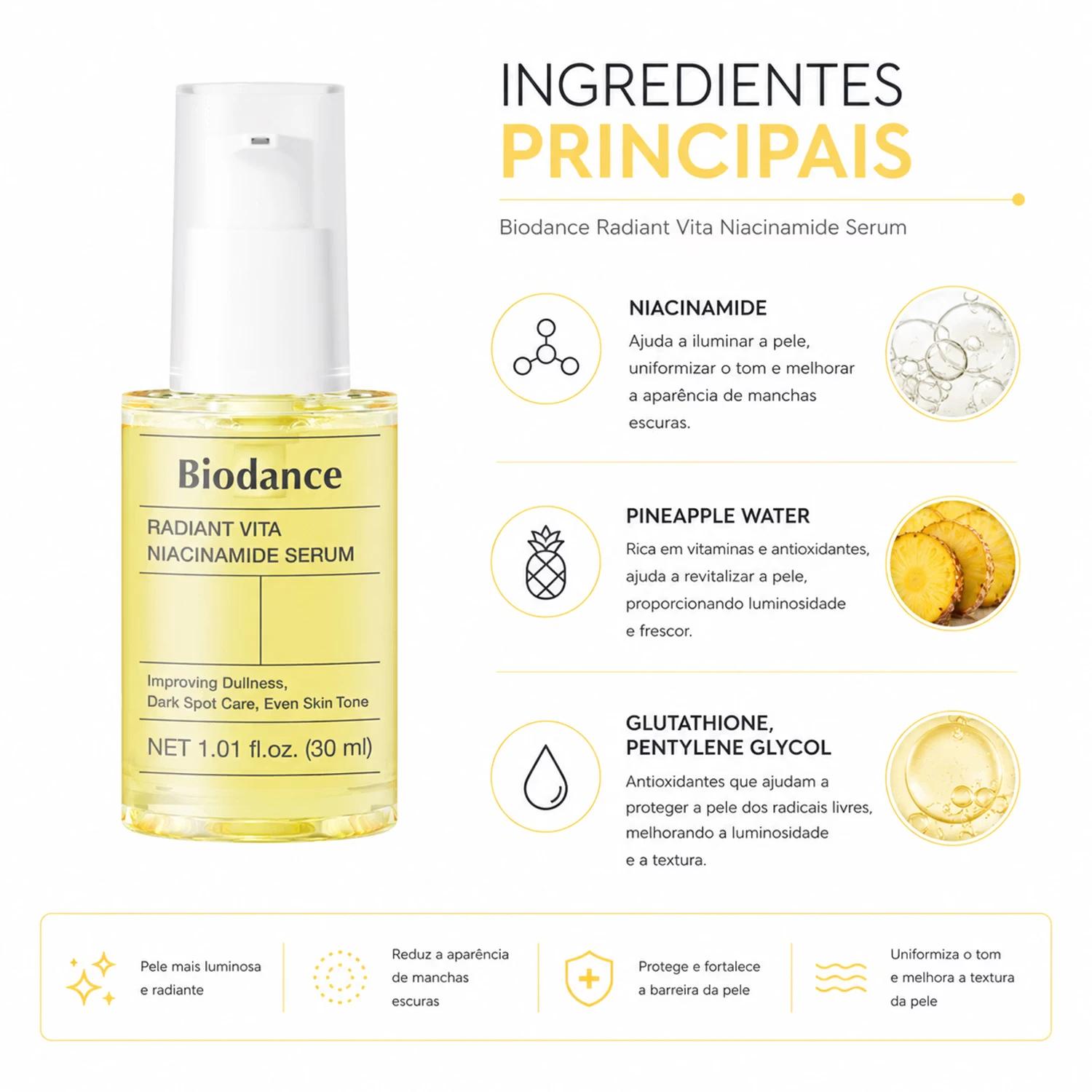 Sérum Biodance Radiant Vita Niacinamide 30ml - Imagen 2