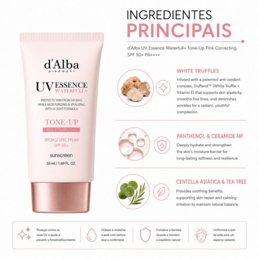 Alternative view of Protector Solar D’alba Waterfull Tone-up Sun Cream 50ml