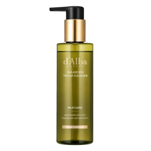 Gel de Limpeza Facial d'Alba Mild Skin Balancing Vegan Cleanser 200ml