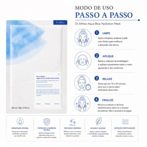 Máscara Facial Dr. Althea Aqua Blue Hydration Mask 28g - Imagen 5