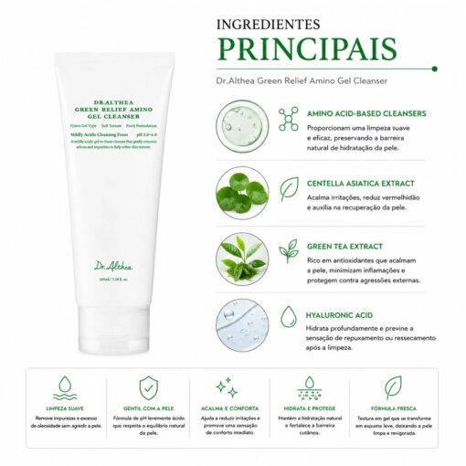 Alternative view of Gel De Limpieza Facial Dr. Althea Green Relief Amino Gel Cleanser 100ml