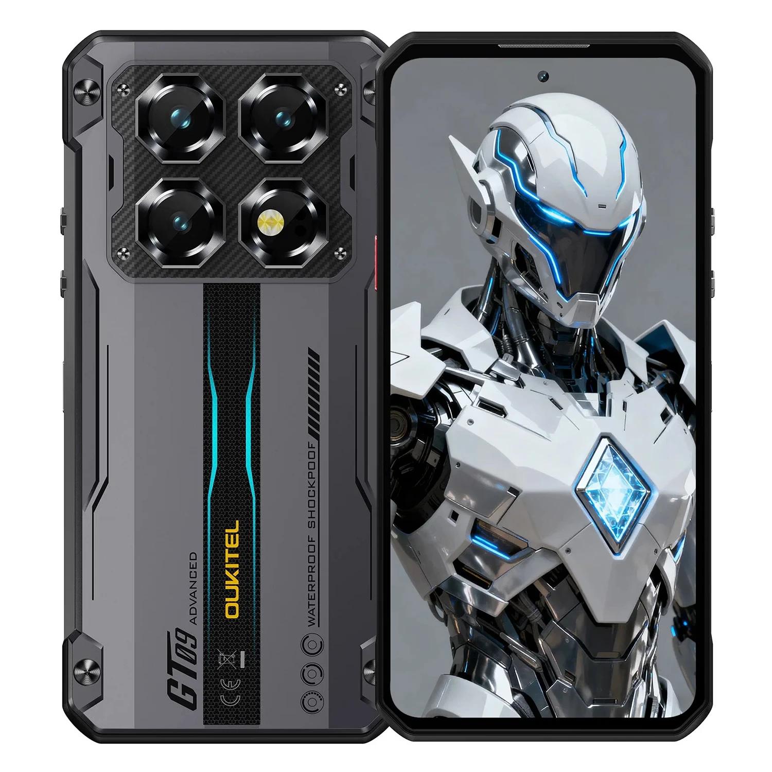 Smartphone Oukitel WP60 5G 512GB 12GB RAM Dual SIM Tela 7.2" - Preto