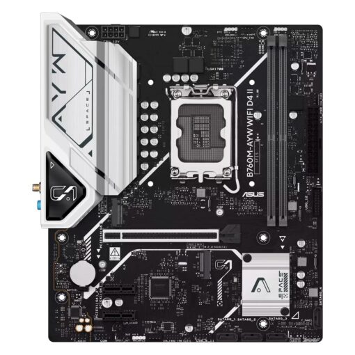 Alternative view of Placa Madre Asus B760m-ayw Wifi D4 Ii Ddr4 Socket Intel Lga 1700 Chipset B760 Micro Atx