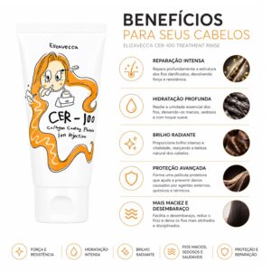 Cos Creme Capilar Elizavecca Milky Piggy Collagen Coating Protein 50ml - Imagen 4