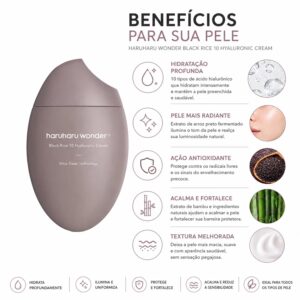 Creme Haruharu Wonder Black Rice 10 Hyaluronic 50ml - Imagen 3