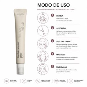 Creme para Olhos Haruharu Wonder Black Rice Bakuchiol 20ml - Imagen 4