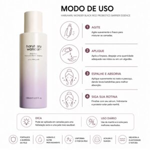 Esencia Haruharu Wonder Black Rice Probiotics Barrier 120ml - Imagen 4