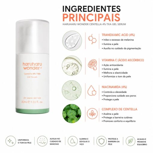 Alternative view of Sérum Haruharu Wonder Centella 4% TXA Dark Spot Go Away 30ml