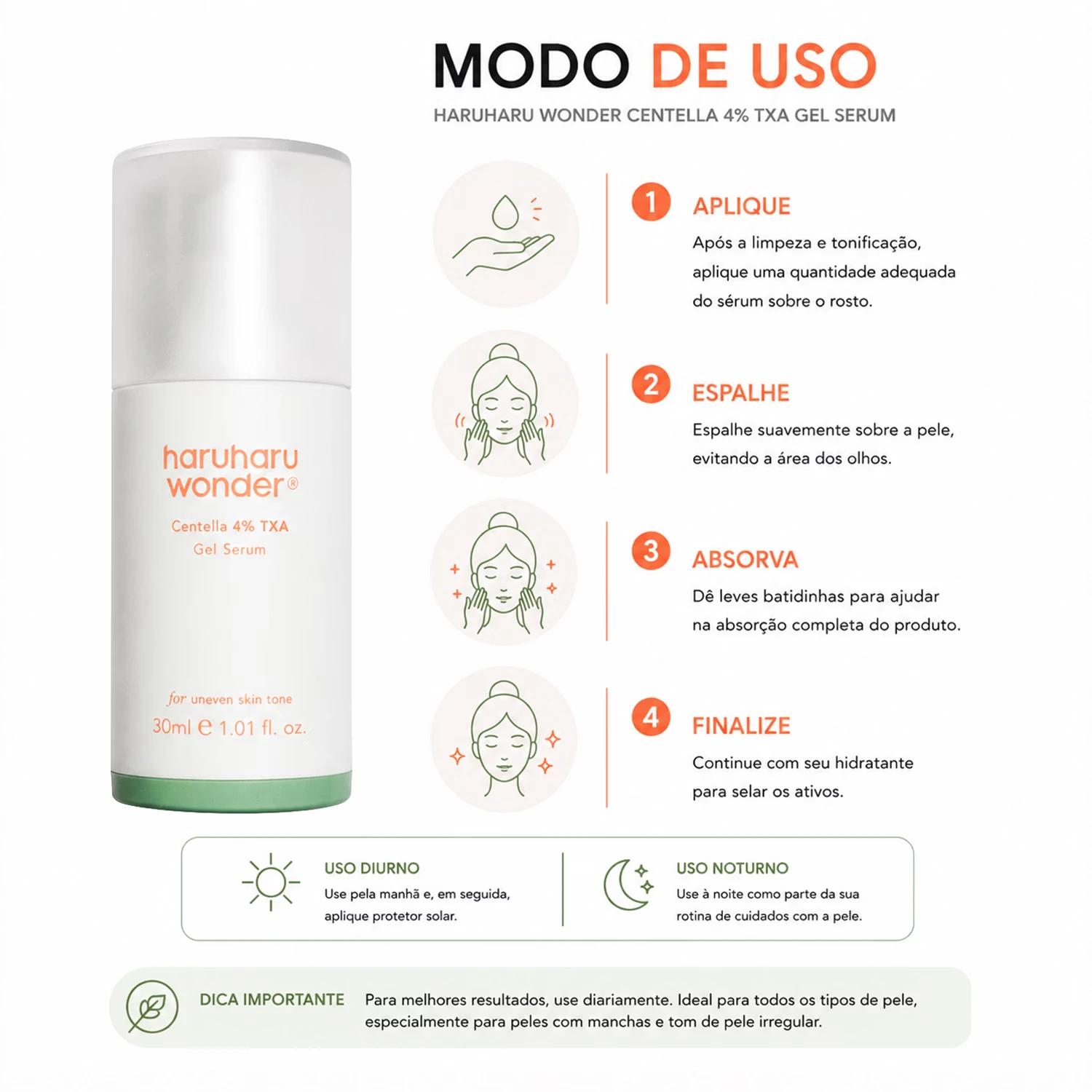 Sérum Haruharu Wonder Centella 4% TXA Dark Spot Go Away 30ml - Imagen 4