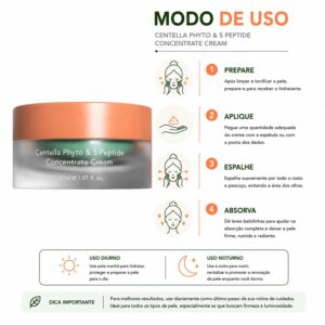 Creme Facial Haruharu Wonder Centella Phyto & 5 Peptide Concentrate 30ml - Imagen 4