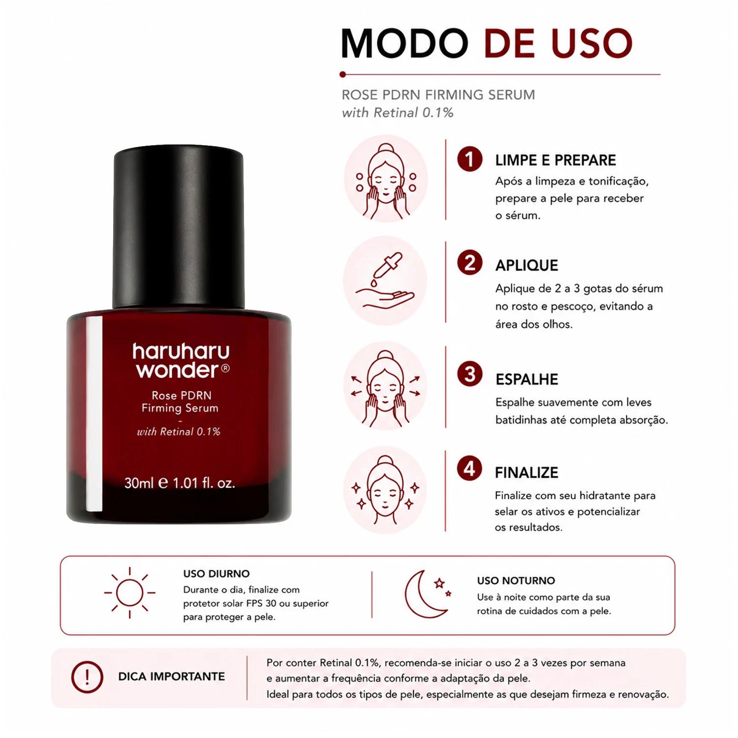 Sérum Facial Haruharu Wonder Rose PDRN Firming 30ml - Imagen 4