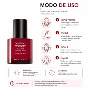 Sérum Haruharu Wonder Rose Pdrn Soothing 30ml - Imagen 4