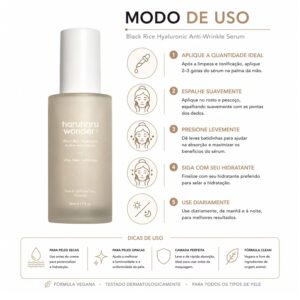 Sérum Facial Haruharu Wonder Black Rice Hyaluronic Anti-wrinkle 50ml - Imagen 4