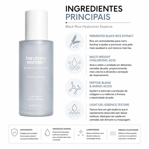 Alternative view of Esencia Facial Haruharu Wonder Black Rice Hyaluronic 50ml