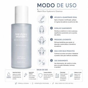 Esencia Facial Haruharu Wonder Black Rice Hyaluronic 50ml - Imagen 4