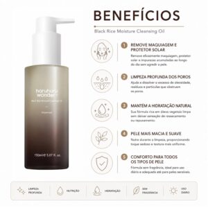 Óleo De Limpieza Haruharu Wonder Black Rice Moisture Deep 150ml - Imagen 3