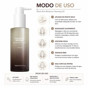 Óleo De Limpieza Haruharu Wonder Black Rice Moisture Deep 150ml - Imagen 4