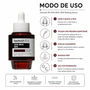 Sérum Facial Heimish RX AHA BHA 30% Peeling 35ml - Imagen 4