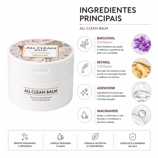 Alternative view of Bálsamo De Limpieza Facial Heimish All Clean Balm 120ml