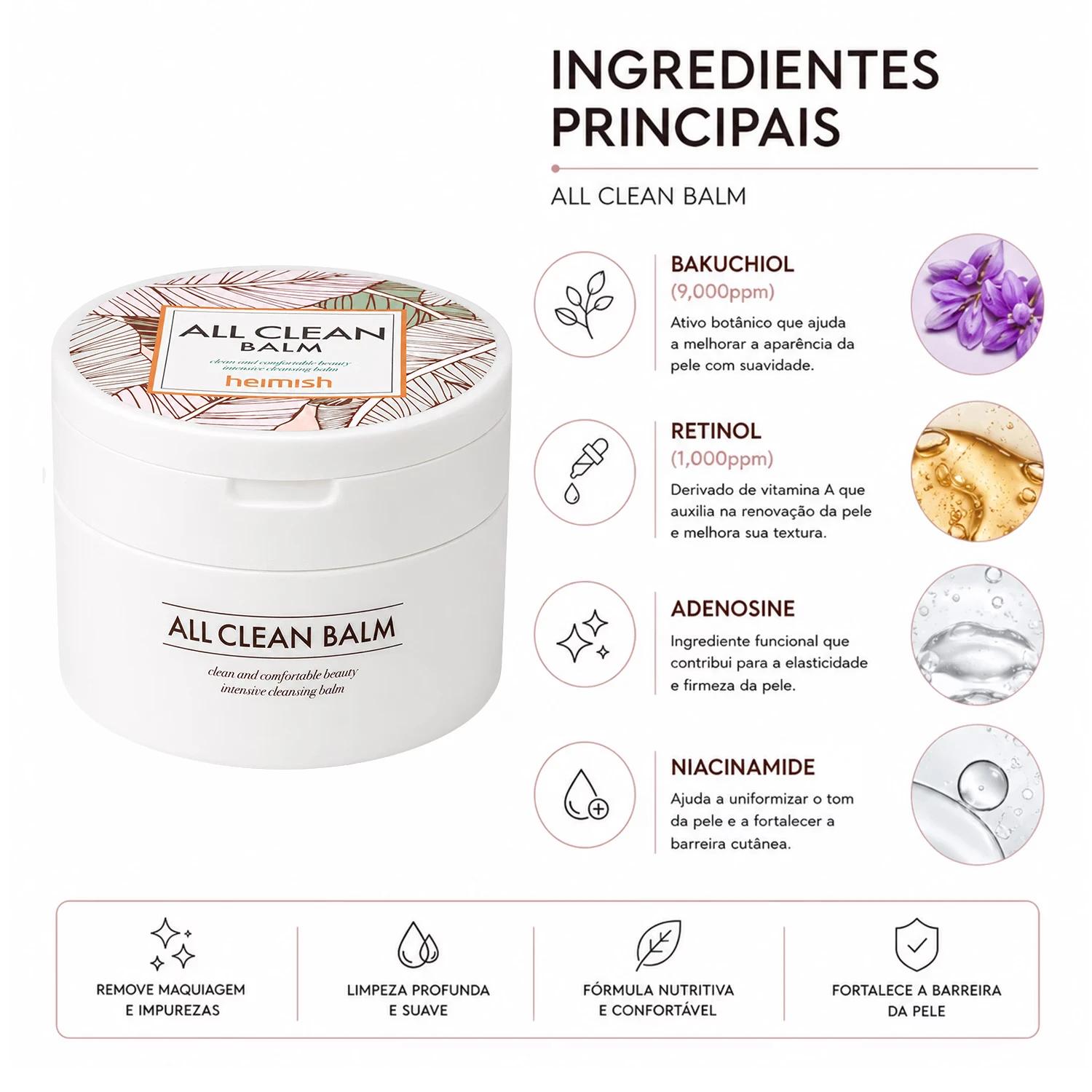 Bálsamo De Limpieza Facial Heimish All Clean Balm 120ml - Imagen 2