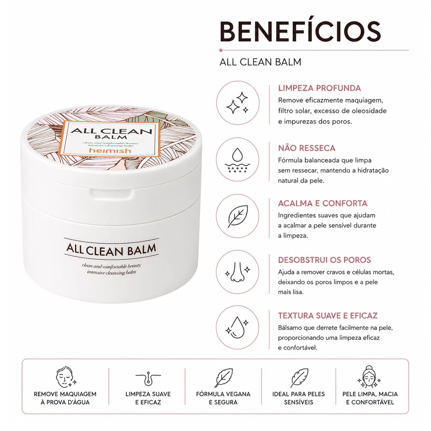 Bálsamo De Limpieza Facial Heimish All Clean Balm 120ml - Imagen 3
