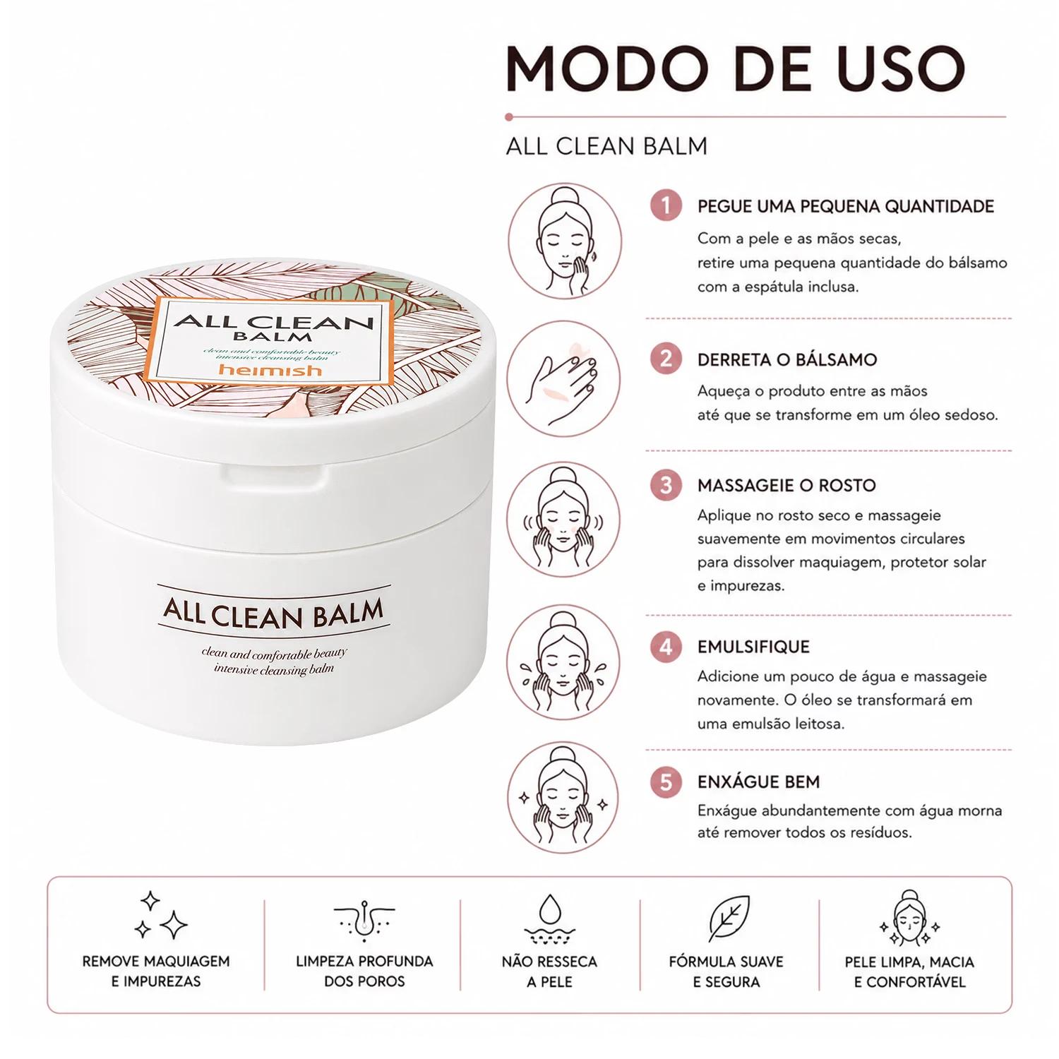 Bálsamo De Limpieza Facial Heimish All Clean Balm 120ml - Imagen 4