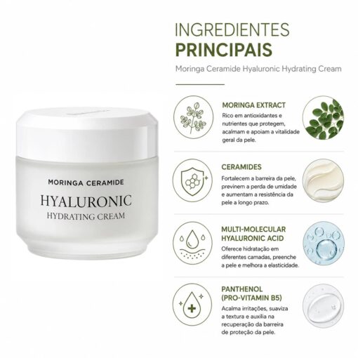Alternative view of Creme Heimish Moringa Ceramide Hyaluronic Hydrating 50ml