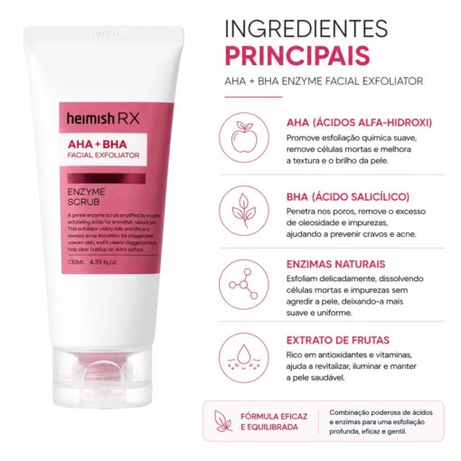 Alternative view of Exfoliante Facial Heimish RX AHA BHA Enzyme 130ml