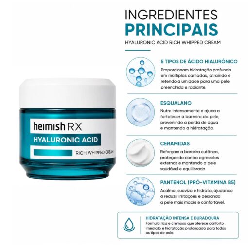 Alternative view of Creme Heimish Rx Hyaluronic Acid Rich Whipped 50ml