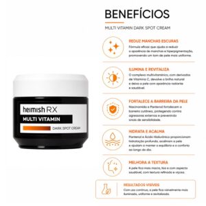 Creme Heimish Rx Multi Vitamin Dark Spot 50ml - Imagen 3