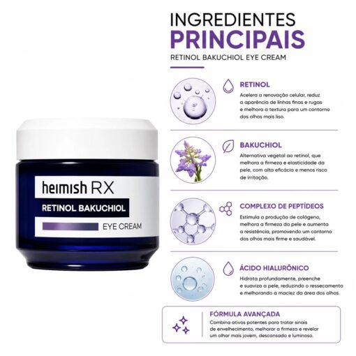 Alternative view of Creme Para Contorno De Ojos Heimish RX Retinol Bakuchiol 30ml