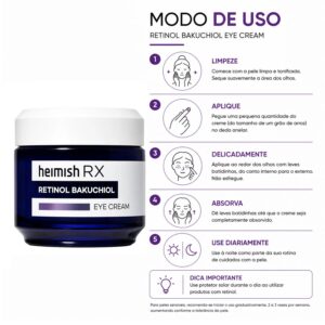 Creme Para Contorno De Ojos Heimish RX Retinol Bakuchiol 30ml - Imagen 4