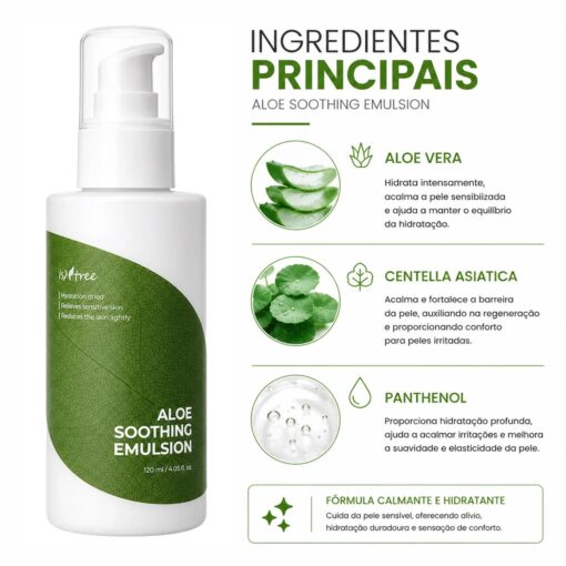 Alternative view of Emulsión Facial Isntree Aloe Soothing Emulsion 120ml