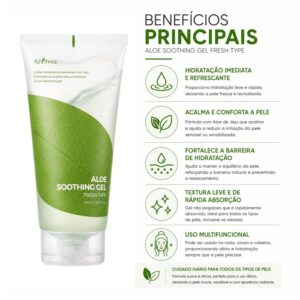 Gel Calmante Corporal Isntree Aloe Soothing Gel Fresh Type 300ml - Imagen 3