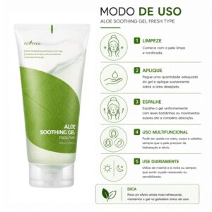 Gel Calmante Corporal Isntree Aloe Soothing Gel Fresh Type 300ml - Imagen 4