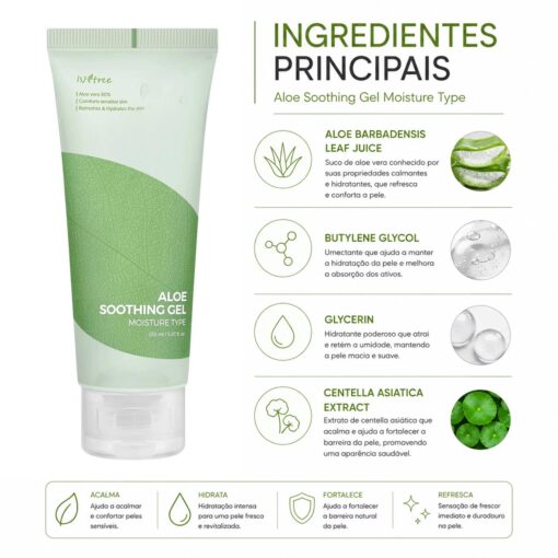 Alternative view of Gel De Limpieza Isntree Aloe Soothing Gel Moisture Type 150ml