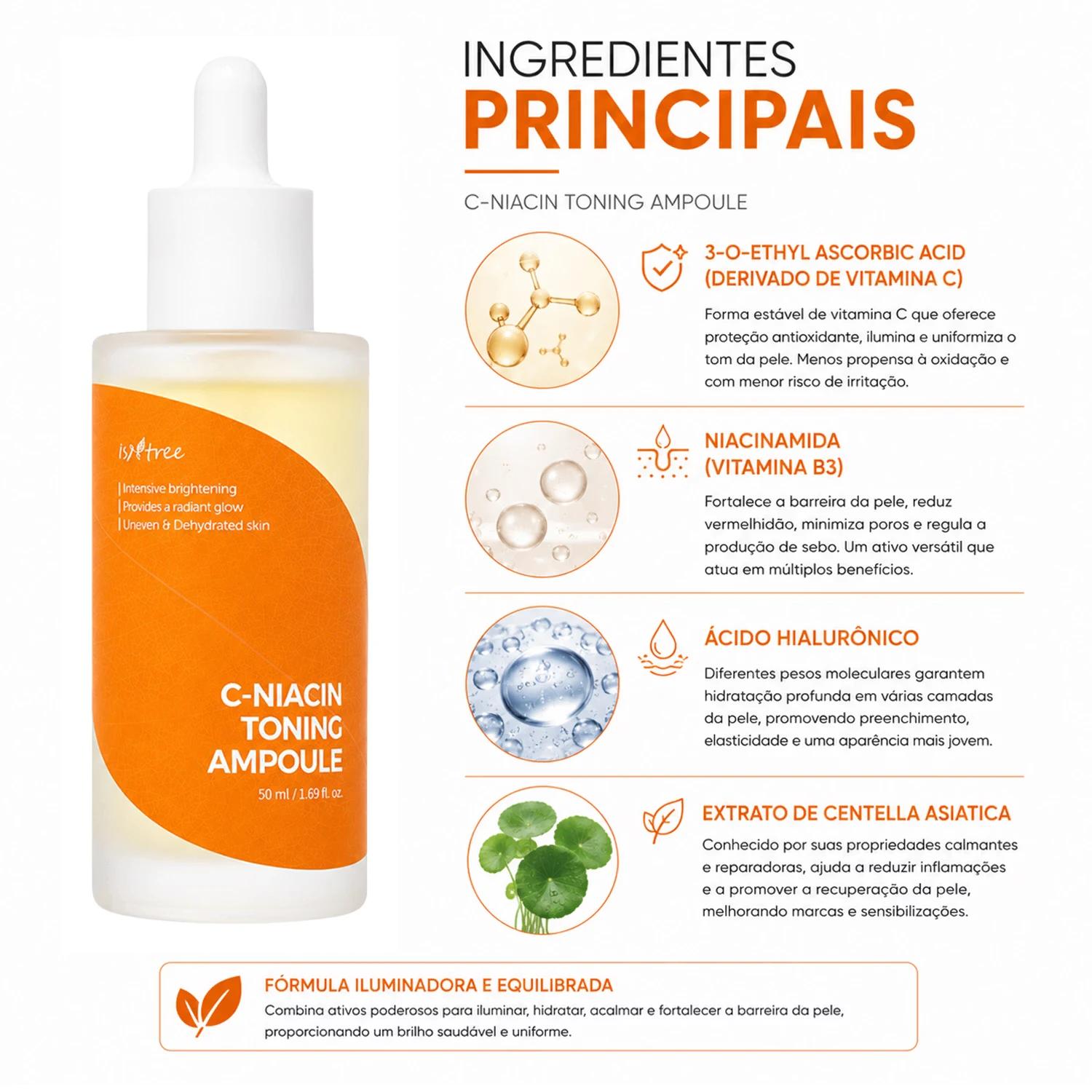 Ampola Isntree C-Niacin Toning Ampoule 50ml - Imagen 2