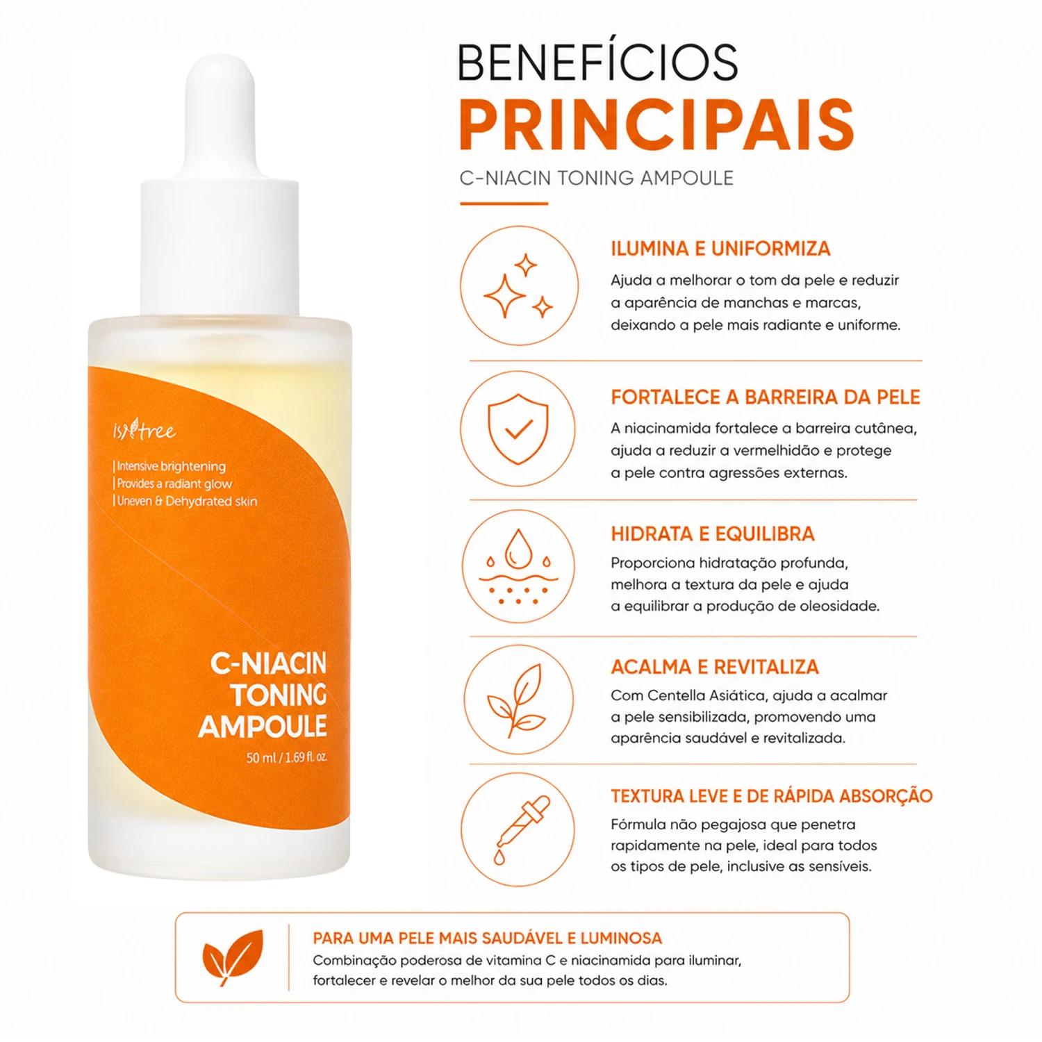Ampola Isntree C-Niacin Toning Ampoule 50ml - Imagen 3