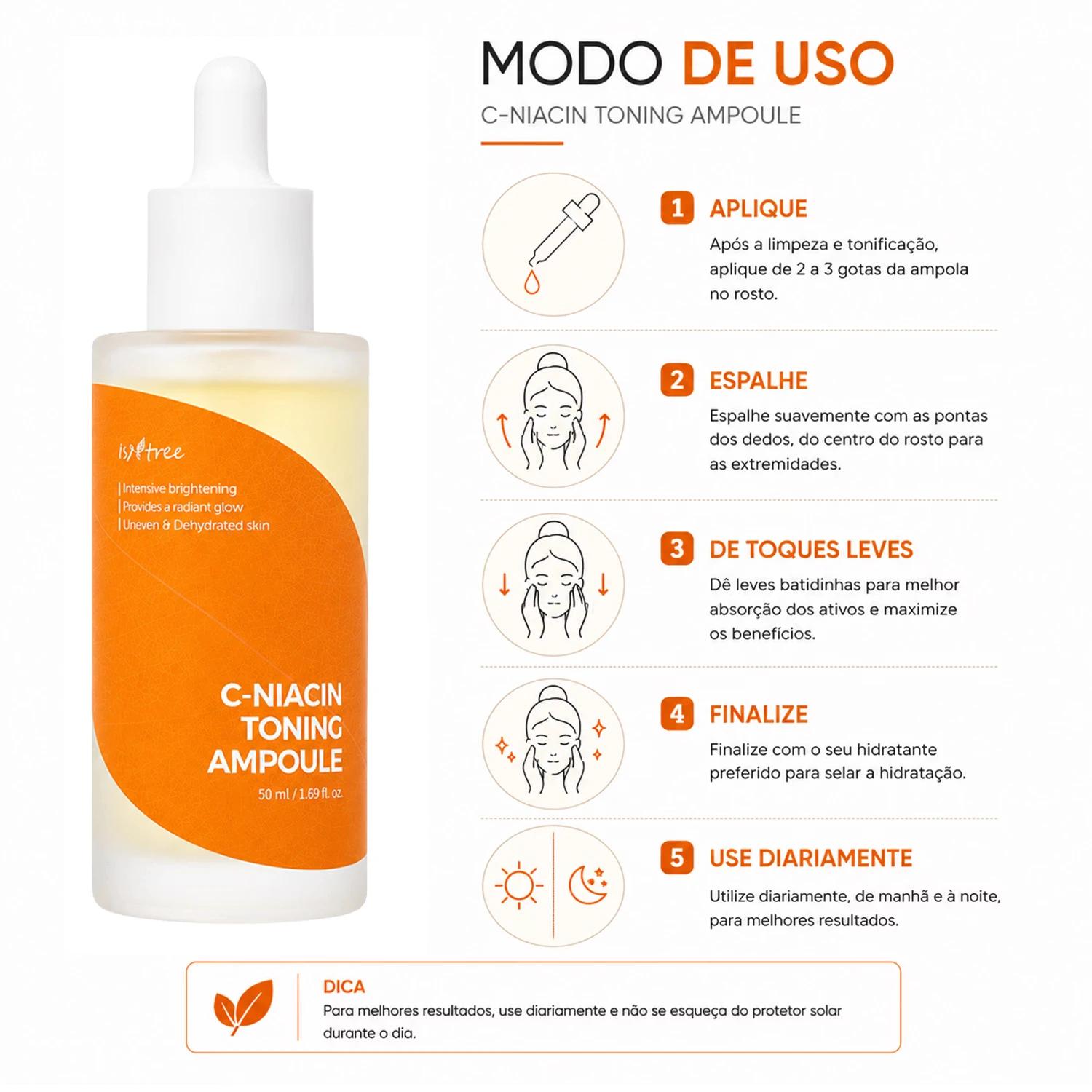 Ampola Isntree C-Niacin Toning Ampoule 50ml - Imagen 4