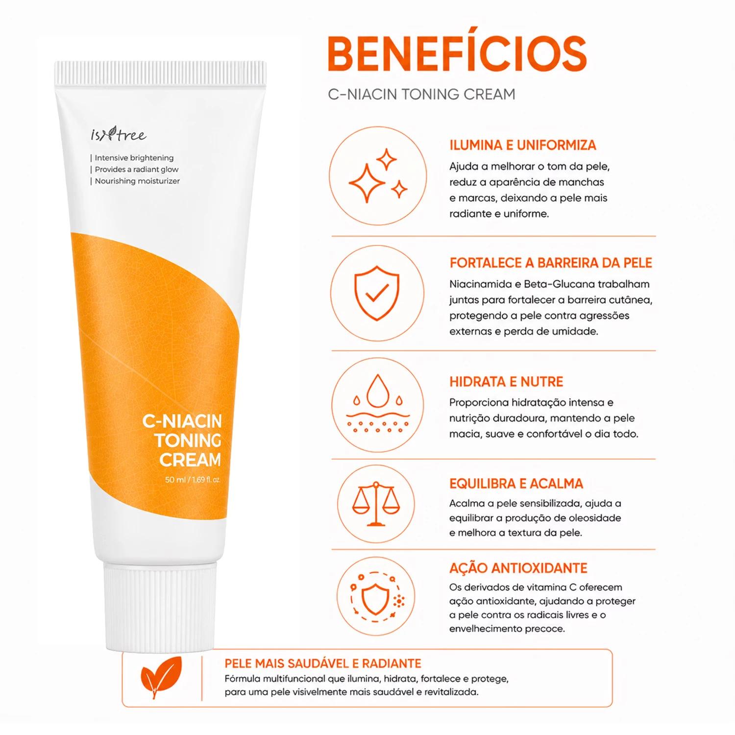 Creme Isntree C-Niacin Toning 50ml - Imagen 3