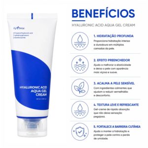 Creme Isntree Hyaluronic Acid Aqua Gel 100ml - Imagen 3