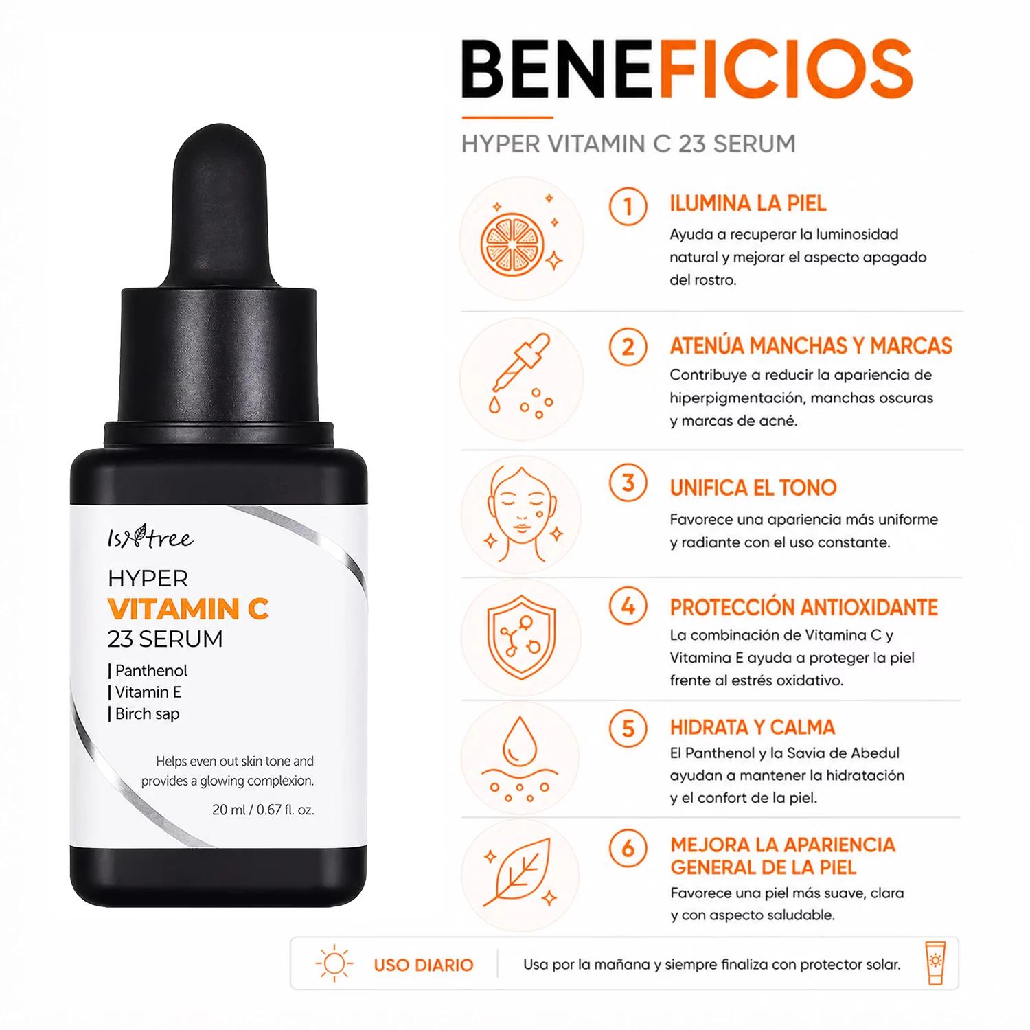 Sérum Facial Isntree Hyper Vitamin C 23 20ml - Imagen 3
