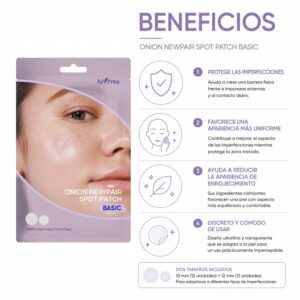 Adhesivo Para Acne Isntree Onion Newpair Spot Patch - 24 Unidades - Imagen 3