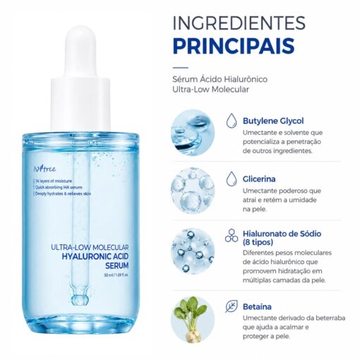 Alternative view of Sérum Isntree Ultra-low Molecular Hyaluronic Acid 50ml