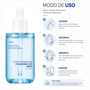 Sérum Isntree Ultra-low Molecular Hyaluronic Acid 50ml - Imagen 4
