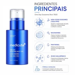 Ampola Medicube One Day Exosome Shot Pore 7500 30ml - Imagen 2