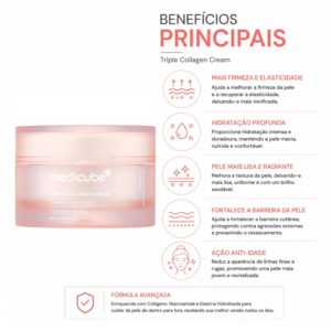 Creme Facial Medicube Triple Collagen 4.0 50ml - Imagen 3