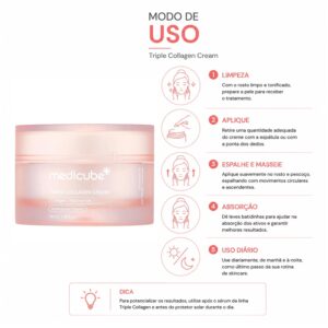 Creme Facial Medicube Triple Collagen 4.0 50ml - Imagen 4