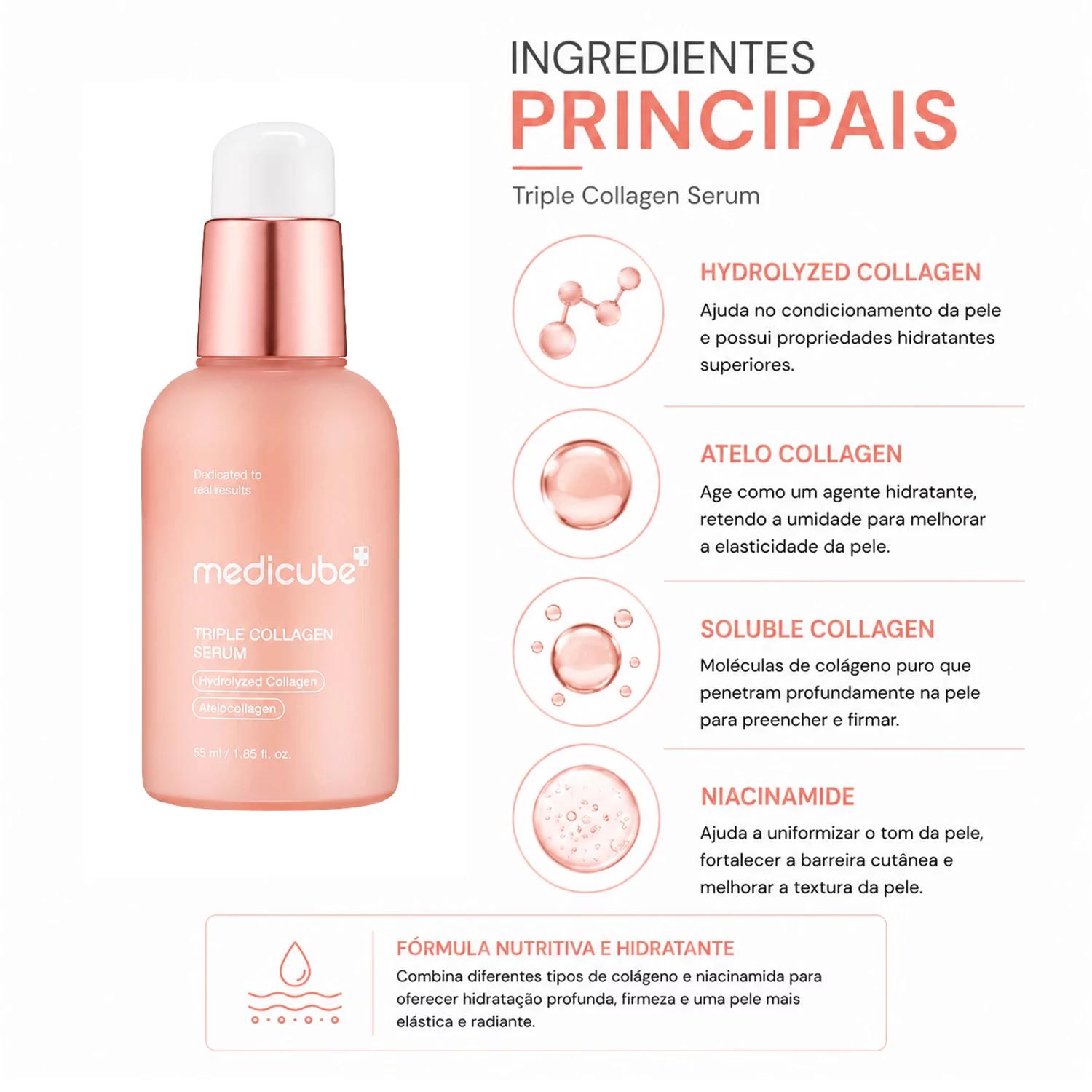 Sérum Facial Medicube Triple Collagen 4.0 55ml - Imagen 2
