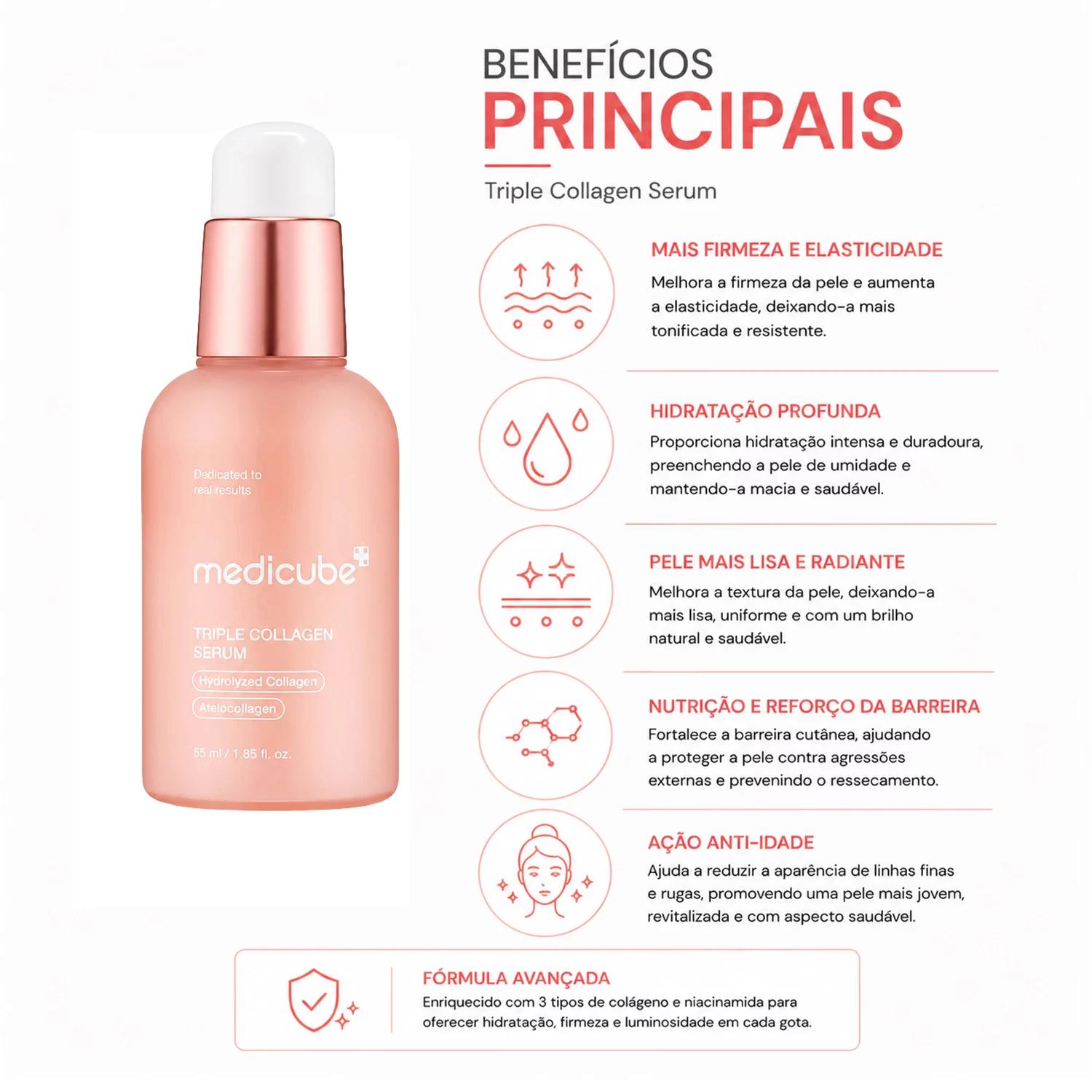 Sérum Facial Medicube Triple Collagen 4.0 55ml - Imagen 3